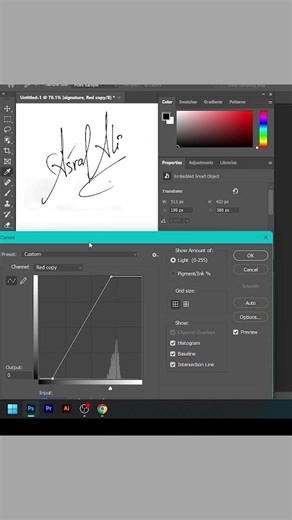 How To Make Your Signature Digital with Photoshop! #Shorts