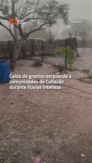 Caída de Granizo Sorprende a Culiacán
