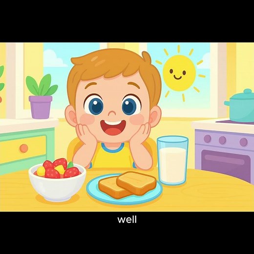 Breakfast 🍞 | Official Kids Song (Lyrics) | JoyJoyMusic