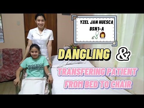 Dangling Return Demonstration| STEP BY STEP| Transferring patient from bed to wheelchair RetDemo