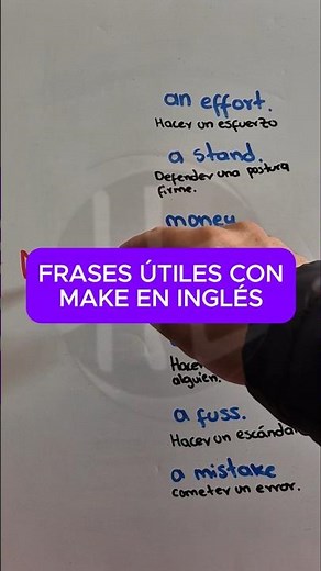 ¿Qué significan make an effort y make a stand? Aprende estas #Collocations