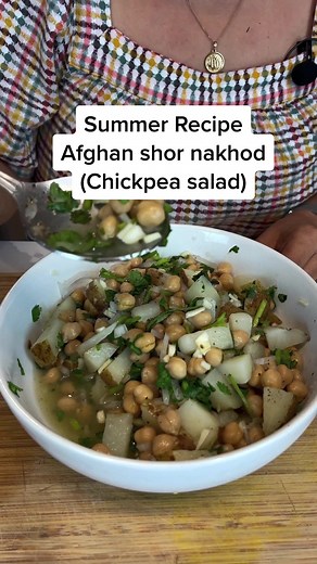 Easy Afghan Chickpea Salad Recipe | Refreshing Summer Dish