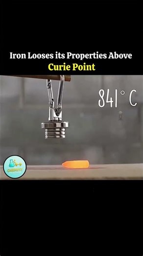 Why Iron Losses its properties Above the Curie Point? | Magnetic Property Explained in 30 Seconds