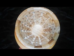 Open segmented bowl- Woodturning