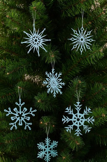 Snowflake SVG Bundle | 5 Unique Winter Cut Files (digital Download) - Etsy