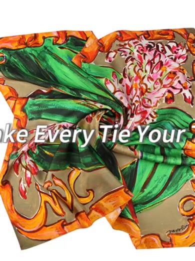 Make Every Tie Your Tie Xinlineckwear High Quality Painting Scarves Shawl Extra Large Abstract Flower Print Personalised Scarf With Logo . . . . #neckland #xinlineckwear #scarf #scarfs #scarves #women #woman #lady #floral #silk #mulberry #printing #painting #print #modern #premium #trending #custom #bespoke #personalized #printed #manufacturer #fashionable #wholesale #fashion #wholesale #newarrival #quality #odm #bulk