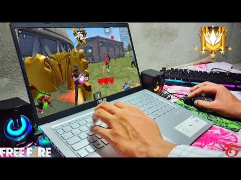 How to play free fire game in Intel core i3 laptops with handcam gameplay #freefire