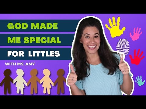 God Made Me Special - We are unique & created by God, Toddler learning Activities, Baby learning