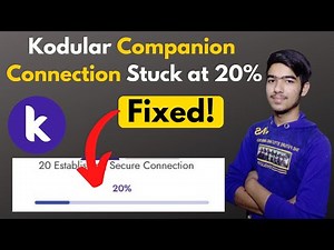 FIXED - Kodular Companion Live Test Stuck at 20% | Kodular Live Test Problem Android App Development
