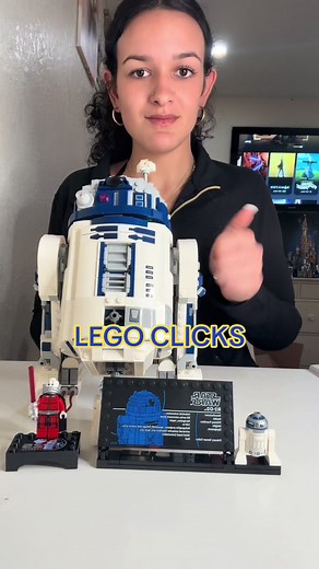 R2-D2 build JUST CLICKIES #legoset #starwarstiktok #starwarslego #r2 #fypシ