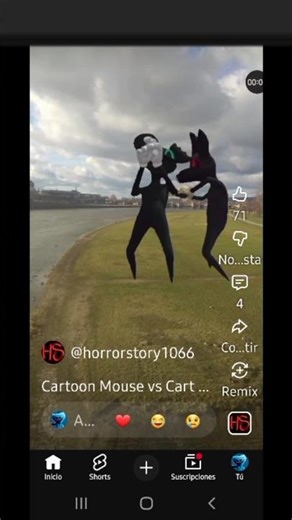 cartoon mouse vs cartoon dog☠️