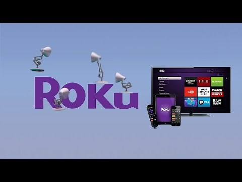 Four Luxo Lamps Spoof Roku Logo