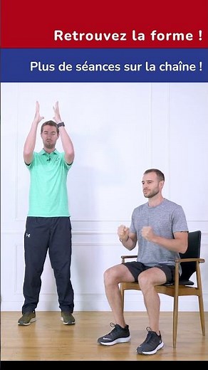 French & Fit - Gym Douce Seniors Sur Chaise - Mobilité Renforcement Musculaire - Exercice 4