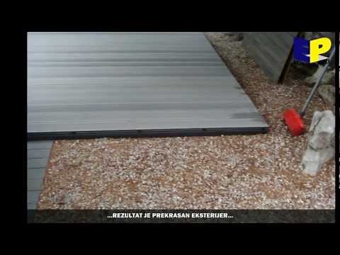 MONTAŽA WOOD POLYMER COMPOSITE DECKING OBLOGE OKO BAZENA U VILI NA ZAGREBAČKOJ ŠALATI