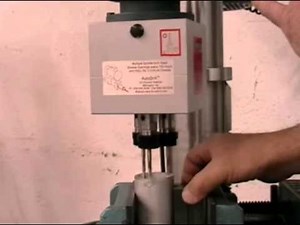 A Very Simple Pillar Drill Tapping Operation for Multiple Holes - AutoDrill