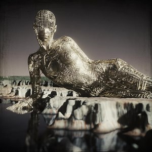 16K views · 1.5K reactions | "Experience is algorithmically incompressible." — Ted Chiang CATACLYSMIC TEARS (NFT #1/1) 1920x1920 pix / 90 sec. Based on the 3D-concept of my painting series "Gynoid-Monument". Available now on @SuperRare --> https://superrare.com/artwork-v2/cataclysmic-tears-29450 | Peter Gric | Facebook