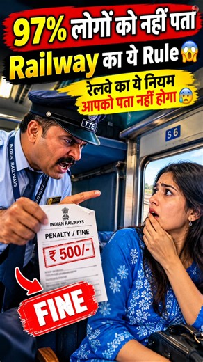 97% लोगों को नहीं पता ये Rule 😱 10 PM के बाद क्या ? #indianrailways #train #railway #railfan #rail