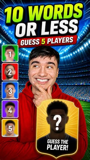 5 Players. 10 Words to Guess Them! 1 vs @HRS1 #careermode #fifa #fc26