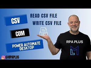 Arquivo / File com Power Automate Desktop -- Aula 03 (Ler e escrever em arquivo CSV)