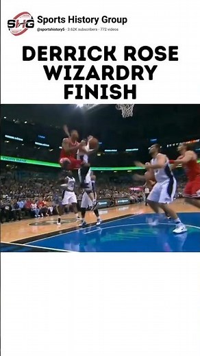 Derrick Rose’s Wizardry Finish at the Rim! 🪄🏀 | Vintage D-Rose Magic in Motion