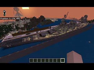 Minecraft Battleship USS MISSOURI BB-63