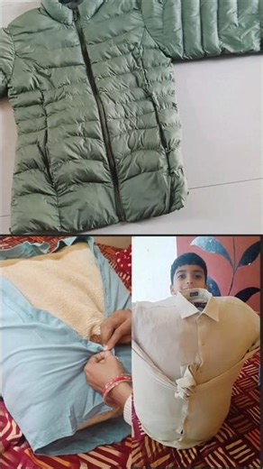 winter clothes packing#waste जैकेट Best re-use #organisedtips reuse#creativelifewithanita