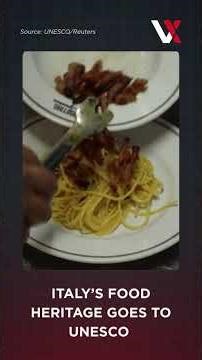 WATCH | Italy’s Culinary Heritage Added To UNESCO Cultural List | VERTEX