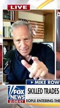 Mike Rowe: Sounds Alarm On skilled trades🛠️