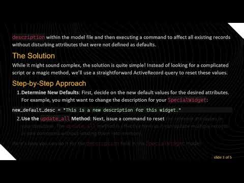Resetting Default Attribute Values in Rails Models Easily