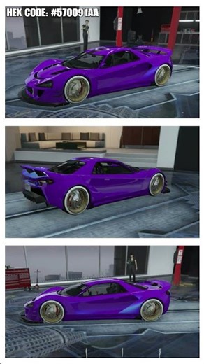 GTA 5 - CREW COLOR - HEX CODE: #570091AA