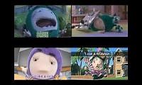 Mix of 4 videos from youtube : oddbods youtube poops
