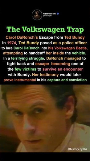 ‎The Volkswagen Trap Carol DaRonch's Escape from Ted Bundy #shorts