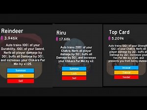 How to Get Reindeer, Riru, Top Card In Anime Fighting simulator endless! |#roblox #Afse #Anime