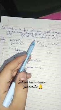 Class 12 chapter 1 physics exercise 1.1 question#cbse #exam #ncert #neet#physics #viral#motivation