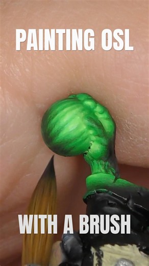 Painting OSL effect with a brush #warhammer #ageofsigmar