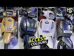 2025 Suzuki Access 125 Color Options and Walkaround! 🔥Access 125 New Colours