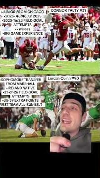 Alabama Kicker Battle 👀 Connor Talty vs Lorcan Quinn || Maddox Breaks It Down