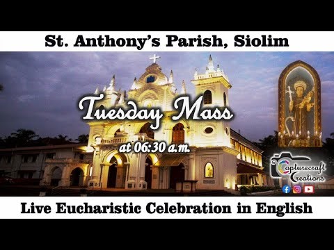 Tuesday English Mass Live at 6.30am, 03 March 2026 | St Anthony's Church Siolim