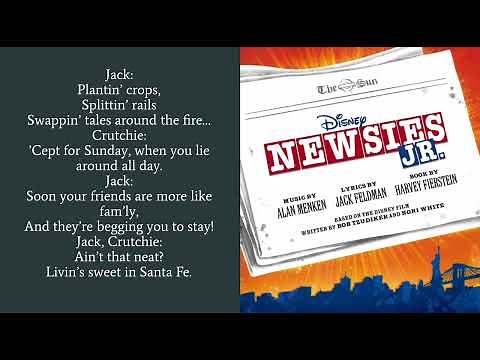 Santa Fe (Prologue) Lyrics-Newsies Jr