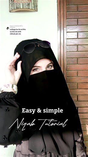 Replying to @btshater307 Easy Niqab Tutorial ✨ #niqab #hijab #trending #foryou #hijabigirl #hijabers #uroojbukhari #trend #viral #hijabstyle #uroojhijab #niqabininja #niqabistyle #niqabis #hijabstyle #hijabtutorial