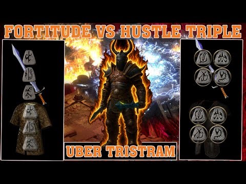 Diablo 2 Resurrected – Fortitude vs Hustle! Triple Whirlwind Barbarian Destroys Uber Tristram