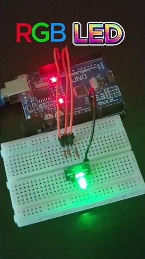 🌈 RGB LED Control with Arduino Uno 🔥| Arduino Tutorials