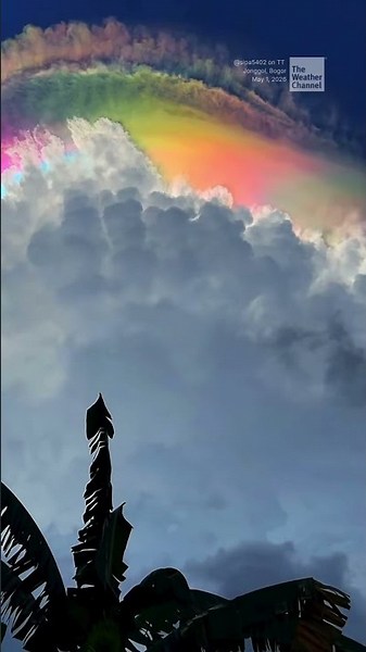 Rare Iridescent Clouds