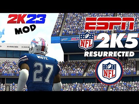 NFL 2k24 texture mod on PC (NFL 2k5 Resurrected - Bills ) PCSX2 HD PS2 emulator
