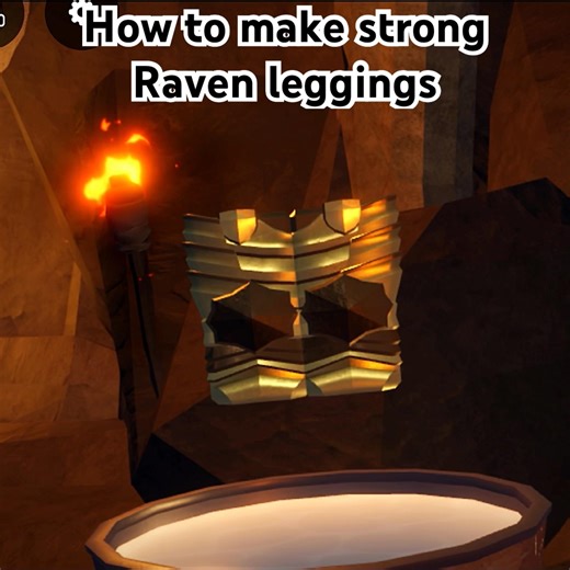 How to craft strong raven legging on the forge.