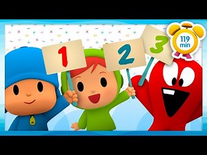 🔢 POCOYÓ en ESPAÑOL - Pocoyo y los números del 1 al 20 [119 min] CARICATURAS y DIBUJOS ANIMADOS