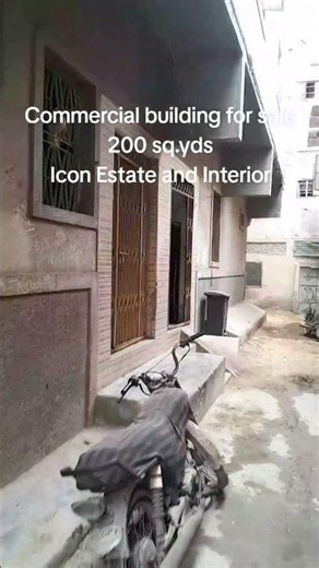 commercial building for sale 200 sq.yds ground plus 2 story