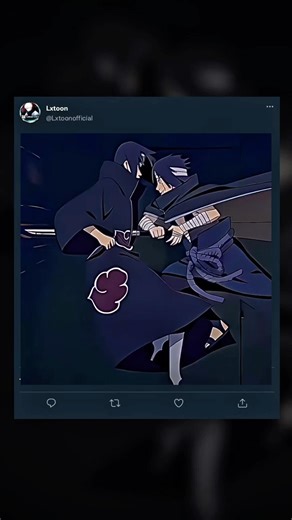 Itachi vs Sasuke Final Fight 🔥 Emotional Naruto Edit | LXtoon #shorts
