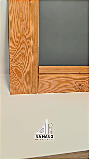 Simple idea to measure the angle of wood trim with perfect results #woodworking #tips #diy #skills #ideas