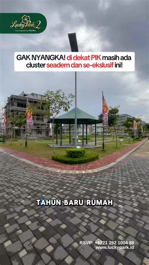 INFO WARGA JAKARTA BARAT on Instagram: "Gak ekspek rumah 5,5 M di dekat PIK bisa semewah ini. Tapi setelah lihat langsung, jawabannya jelas: worth it. Lucky Park 2 menghadirkan rumah 3 lantai dengan konsep open space, ceiling tinggi, pencahayaan maksimal, dan layout yang lega siap jadi rumah keluarga jangka panjang. Spesifikasi unggulan: • 5 kamar tidur, 4 kamar mandi + 1 powder room • Double carport & taman • Air PAM JAYA • One gate cluster system, CCTV & security 24 jam 📍 Lokasi super strateg
